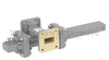 30 dB WR-75 Waveguide Crossguide Coupler with Square Cover Flange and SMA Female Coupled Port from 10 GHz to 15 GHz in Bronze - FMWCT1061 - Fairview Microwave Inc.