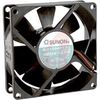 Fan; 80 mm x 80 mm x 25 mm; 12 VDC; 41 CFM; 35 dBA; Ball Bearing; 0.15 A; 1.8 W - 70225899 - Allied Electronics, Inc.