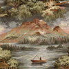 Mountain Scenic Tapestry Fabric - R-Lake George - Regal Fabrics, Inc.