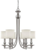 3916MN-451 Mid. Chandeliers-Drum Shades - 429930 - Capital Lighting, Inc.