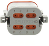 Rectangular Connectors, Heavy Duty - DT Series - DT06-08SA-CE05 - LADD Distribution