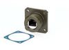 Ruggedized Flange Mount, Zinc-Nickel finish with Grounding Shield -- T5C00005