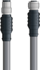DN4110023S02 - LAPP UNITRONIC® DeviceNet Cordsets 15 & 18 AWG / 1 + 1 pair Bus - Gray PVC - M12 Male / M12 Female connectors - 2m - OLFDN4110023S02 - Lapp Tannehill