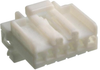 Plug Housing, 6Pos, Pbt, Natural; Product Range Amp Te Connectivity - 38AC2699 - Newark, An Avnet Company