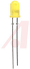 LED; Yellow;3.5mcd;5.8mm;T-1-3/4;30mA;2.4V;+/-30deg;585nm;6V;100mW - 70061551 - Allied Electronics, Inc.