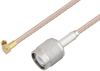 SSMC Plug Right Angle to TNC Male Cable 6 Inch Length Using RG316-DS Coax - PE3C4480-6 - Pasternack