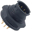Industrial Circular, 2Pos, Plug, Panel; Product Range Multicomp Pro - 27T3125 - Newark, An Avnet Company