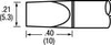 Tip Cartridge, Soldering, Chisel, 0.21In; Tip / Nozzle Width Metcal - 85K8293 - Newark, An Avnet Company