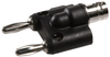 Bnc Female Jack To Double Banana Plug Adapter, Stackable, 500 Vrms; Inter Series Connector A Pomona - 10M4161 - Newark, An Avnet Company