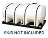 2750 Gallon Horizontal Leg Tank - A-FS2750-88 - Plastic-Mart