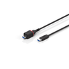 C9900-K986, -K987 | USB cable, shielded, PVC, fixed installation, black - Image
