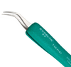 Excelta Two Star Ergonomic Utility Tweezers 7-SA-PI-ET - Stainless Steel Curved Tapered Very Fine Point Tip - 5 in Length - EXCELTA 7-SA-PI-ET - R. S. Hughes Company, Inc.