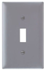 Standard Wall Plate - TP1-GRY - Legrand - Pass & Seymour