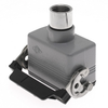 Standard, Rectangular Hood, size 57.27, Single Latch with gasket, Top .5-NPT cable entry - CHVT-10.4LG - Mencom Corporation