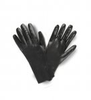 Black PVC Single Dip Supported Gloves (1 Dozen) -- 5012 - Image