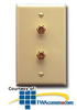 ICC Wall Plate - 2 CATV Ports - IC630EGG - TelephoneStuff.com