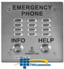 Viking A.D.A. Compliant Emergency Speakerphone with Info.. - E-1600-20A - TelephoneStuff.com