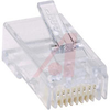 Plug; 8; 8; Polycarbonate; UL 94V-2; Phosphor Bronze; Round Stranded - 70085031 - Allied Electronics, Inc.