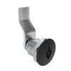 Quarter-Turn Cam Latch, 3 mm Double Bitted Recess, 32mm  Grip, Not Sealed, Zinc Alloy, Powder Coat, Black - E5-2-065-130 - Southco