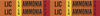 Brady B-946 Orange Pressure Sensitive Vinyl Pipe Marker - Printed Msg = LIC LIQ Ammonia High with Right Arrow - 145922 - 754473-54710 - R. S. Hughes Company, Inc.