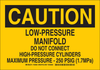 Brady B-302 Polyester Rectangle Yellow Chemical, Biohazard, Hazardous & Flammable Material Sign - 14 in Width x 10 in Height - Laminated - 126029 - 754473-74179 - R. S. Hughes Company, Inc.