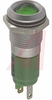 Indicator,Pnl-Mnt;Grn LED; Mnt;12 VAC/VDC,1250 mcd;14mm MH,Matt Chrome Bezel - 70011790 - Allied Electronics, Inc.