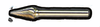 SM Burs - Double Cut, Pointed Cone Shape - Melin Tool Company
