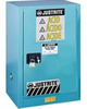 Justrite Chemcor 12 gal Blue Hazardous Material Storage Cabinet - 23 1/4 in Width - 35 in Height - 697841-11227 - 697841-11227 - R. S. Hughes Company, Inc.