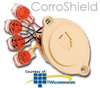 Suttle CorroShield 4-Conductor Modular Jack with.. - 625FE4NS-XXRC - TelephoneStuff.com