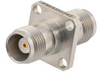TNC Female (Jack) to TNC Female (Jack) 4 Hole Flange Adapter, Passivated Stainless Steel Body, 1.2 VSWR - FMAD1242 - Fairview Microwave Inc.