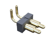 Connector - 2 Pin 1.5mm Right Angle Pogo Pin Male - Image