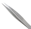 Excelta Two Star Utility Tweezers 000-SA-PI - Stainless Steel Straight Medium Point Tip - 4 3/4 in Length - EXCELTA 000-SA-PI - R. S. Hughes Company, Inc.