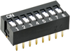 Dip Switch, 8Pos, Spst, Flat; No. Of Circuits Omron Electronic Components - 71Y6104 - Newark, An Avnet Company