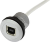 Cable Assembly, Usb 2.0 B Jack-Plug, 1.5M; Connector A Harting - 45W0123 - Newark, An Avnet Company