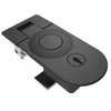 Compression Latch, Sealed Lever Latch, Key Locking, Locking without dust shutter, 21-31mm Panel, 29-45mm Grip, Zinc Alloy, Powder Coat, Black - C5-23-35-3 - Southco