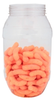 Brilliant PET Barrel Jar & Lids - 66945 - U.S. Plastic Corporation
