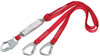 Protecta PRO Pack Red Shock-Absorbing Lanyard - 6 ft Length - 840779-01134 - 840779-01134 - R. S. Hughes Company, Inc.