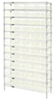 Open Wire Shelving, 12Shelves, 44Bin/clr; Shelving Unit Type Quantum Storage - 42AC7036 - Newark, An Avnet Company