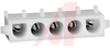 Connector, Soft Shell; Universal MATE-N-LOK; 5; Nylon; Natural; 19 A; 600 VAC - 70083543 - Allied Electronics, Inc.