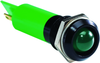 Panel Mount Indicator, Led, 12Mm, Green, 2.2V; Led Color Apem - 15R9836 - Newark, An Avnet Company