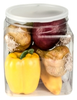 PVC Clear Canisters with Lids - 66022 - U.S. Plastic Corporation
