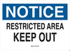 Admittance Sign - 84168 - Brady Corporation