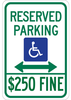 Handicapped Parking Sign - 123890 - Brady Corporation