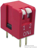 Dip Switch, 2Pos, Spst-No, Piano Key Rohs Compliant Multicomp Pro - 57AC7048 - Newark, An Avnet Company