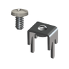 Low Profile PC Mount w/White Screw-Unassembled - 8198-4 - Keystone Electronics Corp.