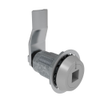 Vise Action® Compression Latch, Large Size, 8 mm Square Recess, Zinc Alloy, Powder Coat, Silver, 27 mm  Grip - E3-1019-067 - Southco