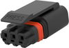 Plug Housing, 3Pos, Thermoplastic, Black; Product Range Te Connectivity - 10AC9930 - Newark, An Avnet Company