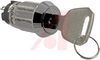 Switch, KEYLOCK, HIGHT SECURITY, ON-NONE-ON, 1 REMOVABLE Position - 70192893 - Allied Electronics, Inc.