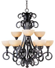 32306BLCU Large Chandeliers-Glass Shade - 470977 - Capital Lighting, Inc.