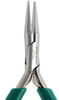 Excelta Two Star Stainless Steel Smooth Flat Straight Flat Gripping Pliers 2842L - 6 in Length - Foam Cushion Grip - EXCELTA 2842L - R. S. Hughes Company, Inc.